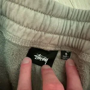 Stussy | Pants | Stussy Beige Sweatpants Small | Poshmark